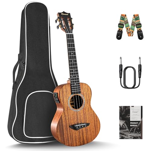 Caramel 26 inch Caramel CT402 All Solid Mahogany Tenor Electric Ukulel — Key features at a glance