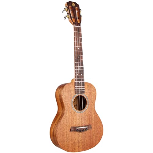 Caramel Old Stock- Caramel TAS40 All Solid Mahogany Tenor Acoustic Uku — Build quality and design details up close