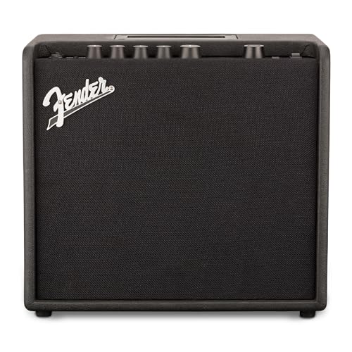 Fender Mustang LT25 Guitar Amplifier, 25-Watt Digital Modeling Combo Amp with 8" Speaker, 30 Presets, Color Display, USB & Headphone Output, with 2-Year Warranty