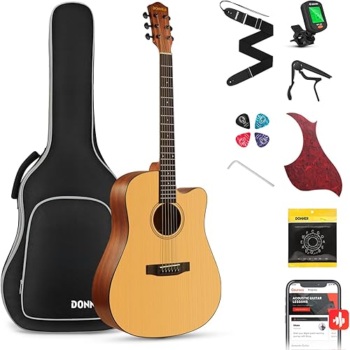 Donner 41” Acoustic Guitar Bundle for Beginners Adults with Online Les — Side-by-side comparison of top picks in this category