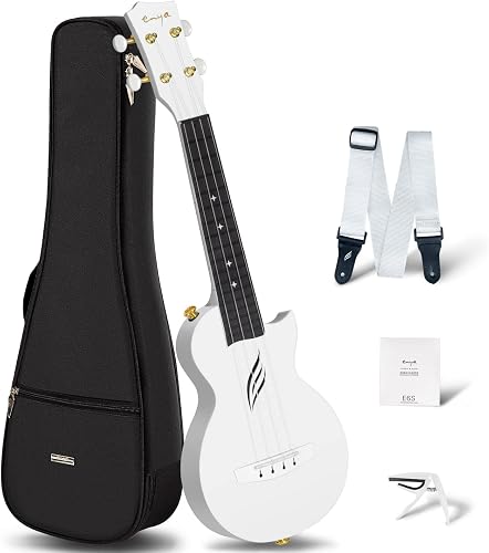 Enya Nova U Mini Soprano Ukulele 21” Carbon Fiber – Lightweight Waterp — Our recommended configuration for best results
