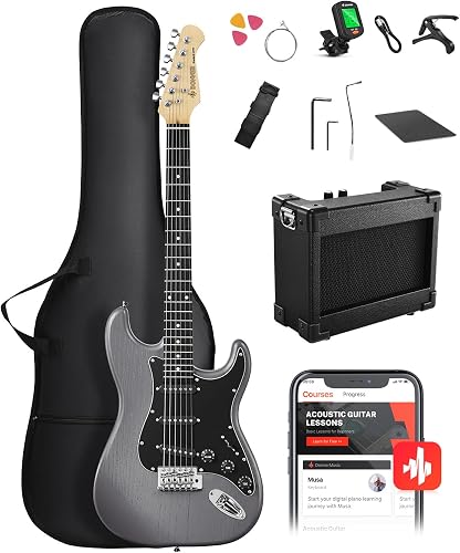 DONNER DST-80 Electric Guitar 39” Beginner Electric Guitar Kit with Am — Real-world performance testing in action