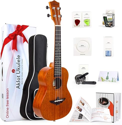 Ukulele, AKLOT Concert Ukelele Solid Mahogany 23 inch for Professional — Complete testing methodology overview