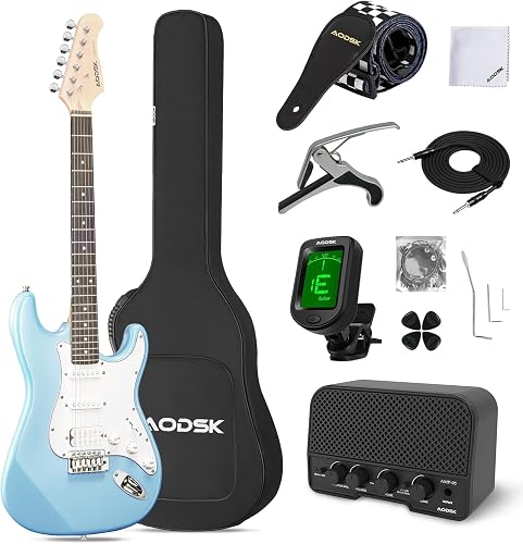 AODSK Electric Guitar with Amp Beginner Kit 39 Inch Solid Body Full Si — Final verdict and top picks lineup