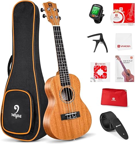 Vangoa Ukelele 23'' Adult Beginner Concert Ukulele Mahogany with Compl — Durability testing under extreme conditions