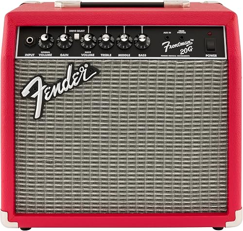 Fender Frontman 20G Guitar Amp, 20 Watts, with 2-Year Warranty 6 Inch — Build quality and design details up close